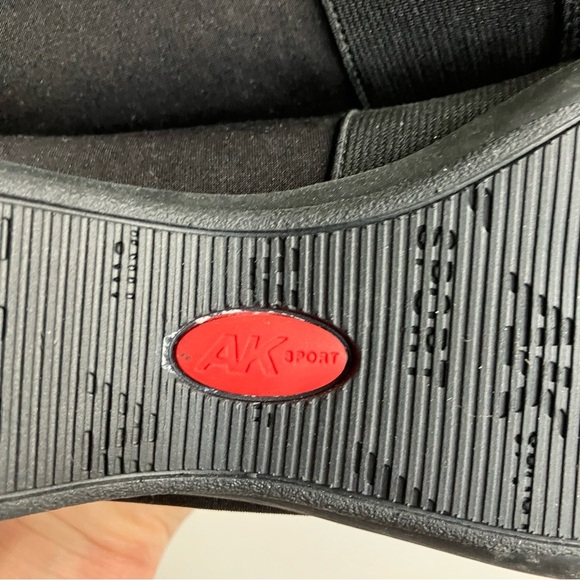 Anne Klein Sport | Wakefield Flex Black Square Toe Flats 10 - Picture 7 of 8